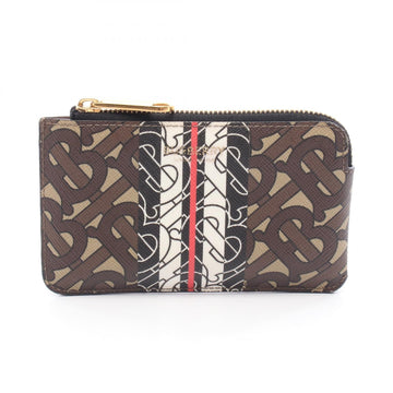Burberry TB Monogram Coated Canvas Coin Case
