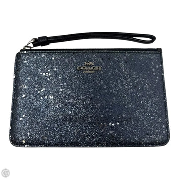 Star Glitter Wristlet Designer By Coach, Size: Medium