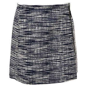 Louis Vuitton Printed Mini Zipped A-Line Skirt in Multicolor Wool