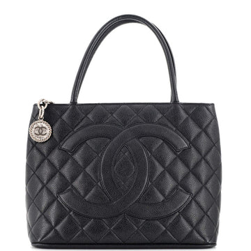 CHANEL - Medallion Tote Quilted Caviar
