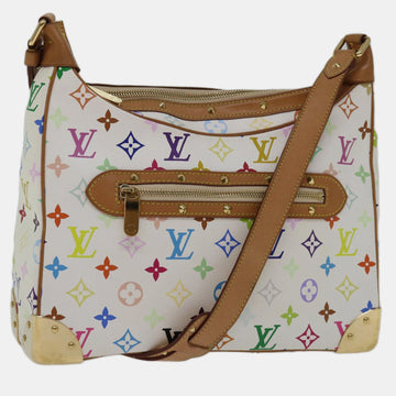 White Canvas  Boulogne Shoulder Bag