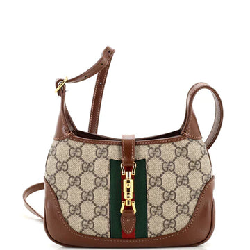 GUCCI - Jackie 1961 Hobo GG Coated Canvas Mini