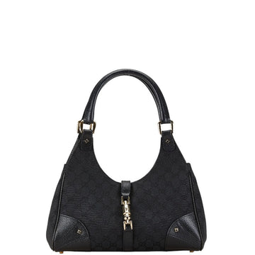 Gucci CS Canvas New Jackie Handbag Tote 124407 in Very Good Condition
