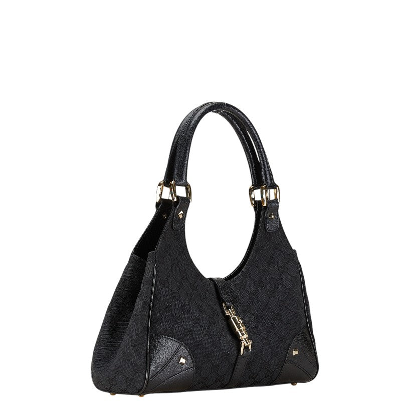 Gucci CS Canvas New Jackie Handbag Tote 124407 in Very Good Condition