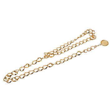Chanel Coco Mark Medallion Chain Belt Gold