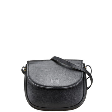 Burberry Shadow Horse Nova Check Leather Shoulder Bag