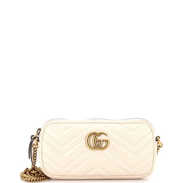 EC Marmont Chain Crossbody Bag Matelasse Leather Mini