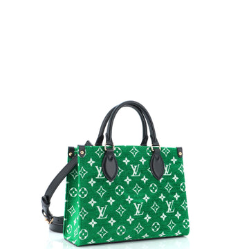 Louis Vuitton OnTheGo Tote LV Match Monogram Jacquard Velvet PM