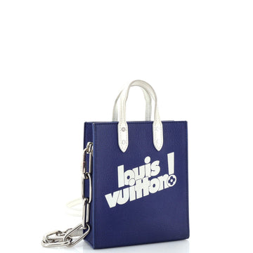 Louis Vuitton Sac Plat Bag Everyday Signature Printed Leather XS