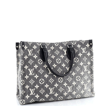 Louis Vuitton OnTheGo Tote Monogram Jacquard Denim MM
