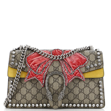 Dionysus Bag Crystal Embellished EC Coated Canvas Small