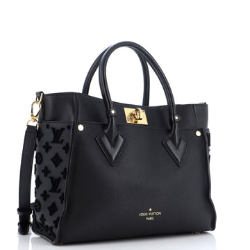 Louis Vuitton On My Side Tote Monogram Tuffetage Leather MM