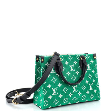 Louis Vuitton OnTheGo Tote LV Match Monogram Jacquard Velvet PM
