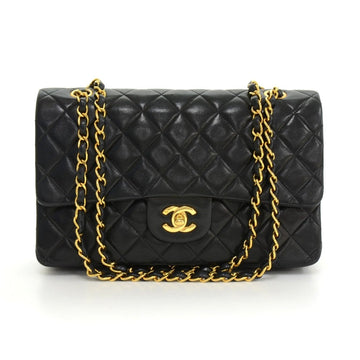 Chanel Double Flap Quilted Leather Bag