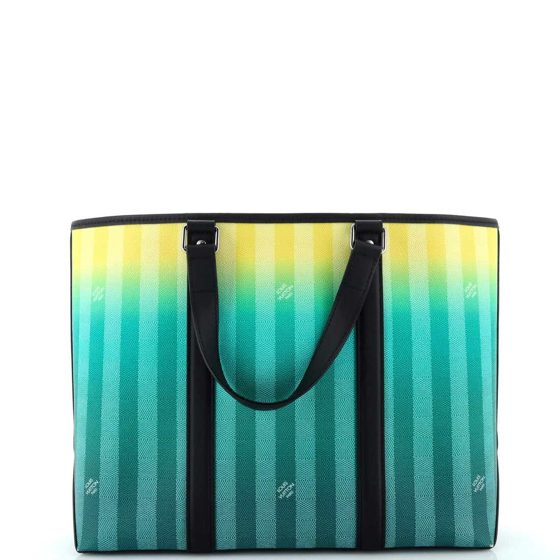 Louis Vuitton Weekend Tote Limited Edition Gradient Damier Stripes PM