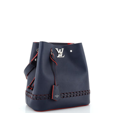 Louis Vuitton Lockme Bucket Bag Braided Leather