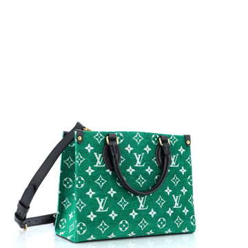 Louis Vuitton OnTheGo Tote LV Match Monogram Jacquard Velvet PM