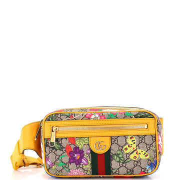 Ophidia Belt Bag Flora EC Coated Canvas Medium
