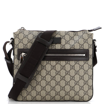 Front Zip Messenger EC Coated Canvas Medium