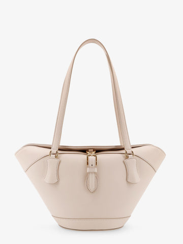 Dolce & Gabbana Women Coffa Capri Leather Shoulder Bag