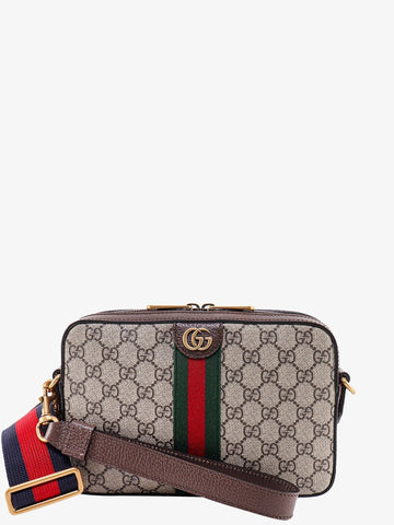 Gucci Men Ophidia Gg Supreme Fabric Crossbody Bag