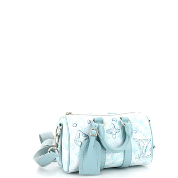 Louis Vuitton Keepall Bandouliere Bag Limited Edition Aquagarden Monogram Canvas 25