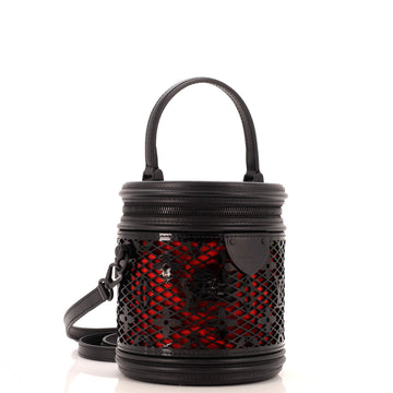 Louis Vuitton Cannes Handbag Monogram Lace Leather