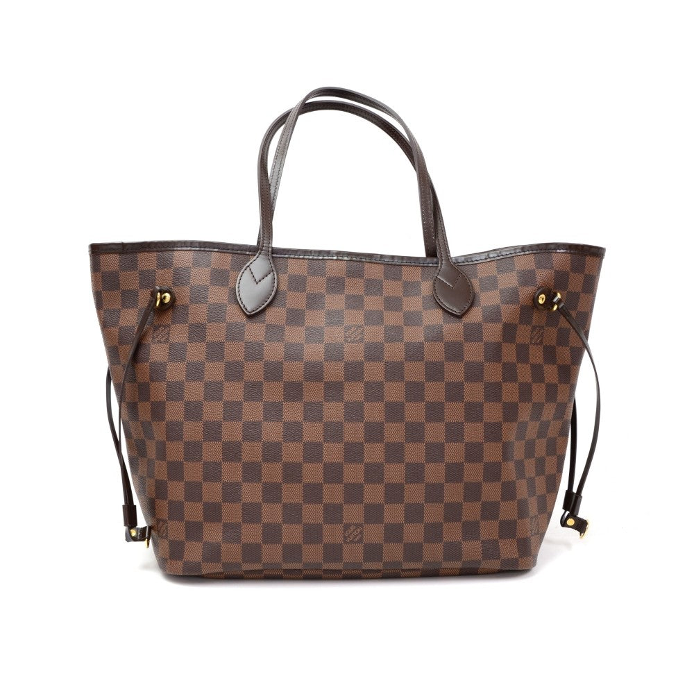 Louis Vuitto Damier Ebene Canvas Neverfull MM Tote