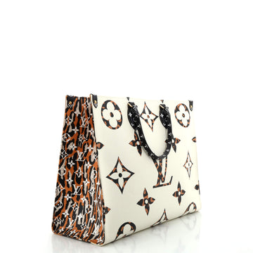 Louis Vuitton OnTheGo Tote Limited Edition Jungle Monogram Giant GM
