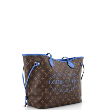 Louis Vuitton Neverfull Tote Limited Edition Ikat Monogram Canvas MM