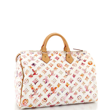 Louis Vuitton Speedy Handbag Monogram Watercolor Aquarelle 35