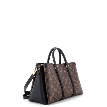 Louis Vuitton Soufflot Tote Monogram Canvas with Leather MM