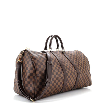 Louis Vuitton Keepall Bandouliere Bag Damier 55