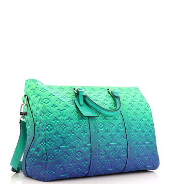 Louis Vuitton Keepall Tote Limited Edition Illusion Monogram Taurillon Leather