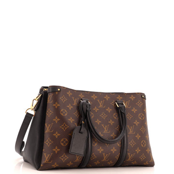 Louis Vuitton Soufflot Tote Monogram Canvas with Leather MM
