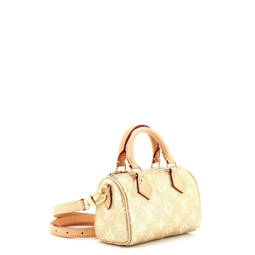 Louis Vuitton Speedy Bandouliere Bag Monoglam Jacquard Canvas Nano