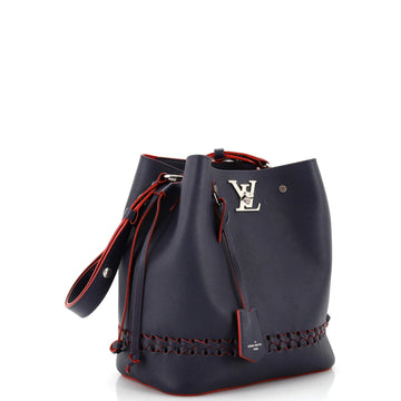 Louis Vuitton Lockme Bucket Bag Braided Leather