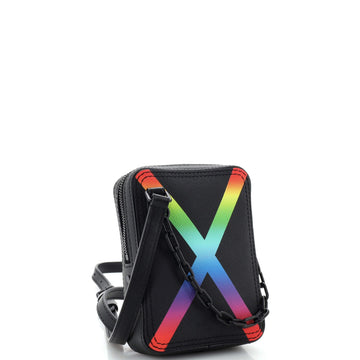 Louis Vuitton Danube Messenger Bag Rainbow Taiga Leather