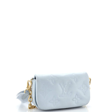 Louis Vuitton Wallet on Strap Bubblegram Leather