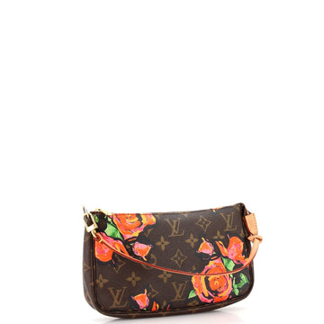Louis Vuitton Pochette Accessoires Limited Edition Monogram Roses