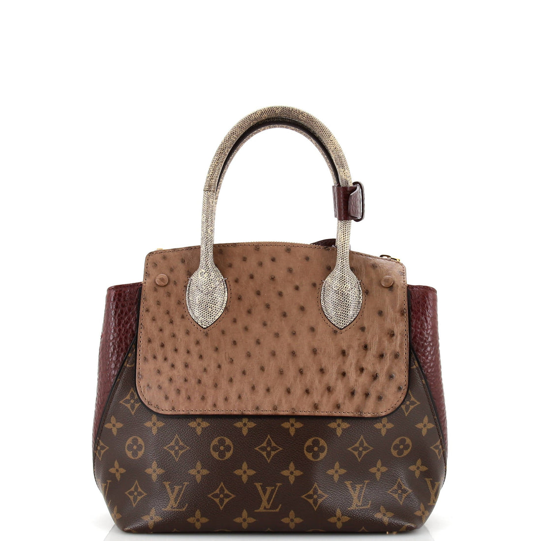 Louis Vuitton Majestueux Tote Monogram Canvas and Exotics PM