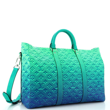 Louis Vuitton Keepall Tote Limited Edition Illusion Monogram Taurillon Leather