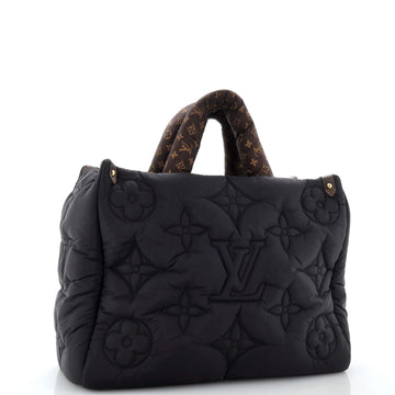 Louis Vuitton Pillow OnTheGo Tote Monogram Quilted Econyl Nylon MM