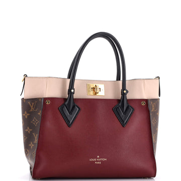 Louis Vuitton On My Side Tote Monogram Tuffetage Leather MM