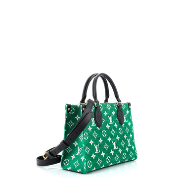 Louis Vuitton OnTheGo Tote LV Match Monogram Jacquard Velvet PM