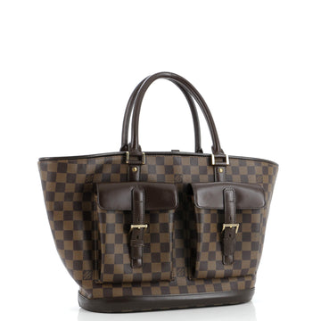 Louis Vuitton Manosque Handbag Damier GM