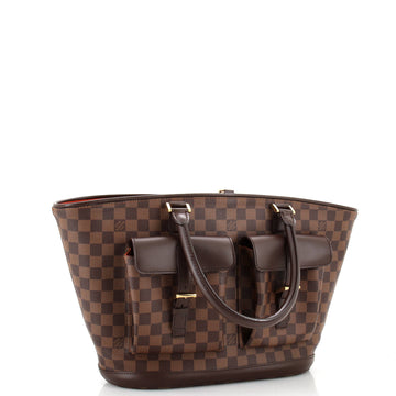 Louis Vuitton Manosque Handbag Damier GM