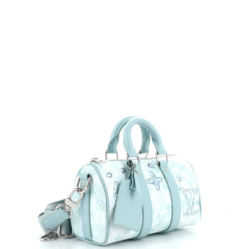Louis Vuitton Keepall Bandouliere Bag Limited Edition Aquagarden Monogram Canvas 25