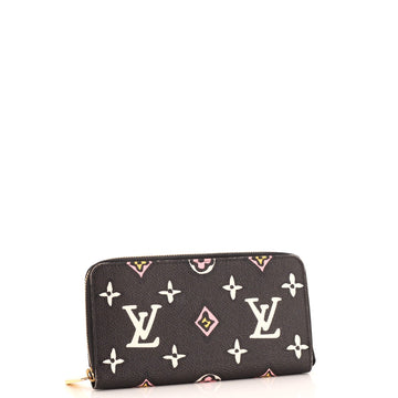 Louis Vuitton Zippy Wallet Wild at Heart Monogram Giant