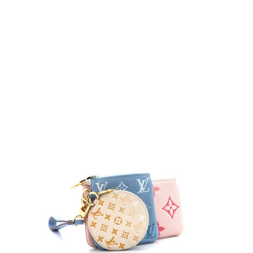 Louis Vuitton Trio Pouch Set By The Pool Monogram Empreinte Giant